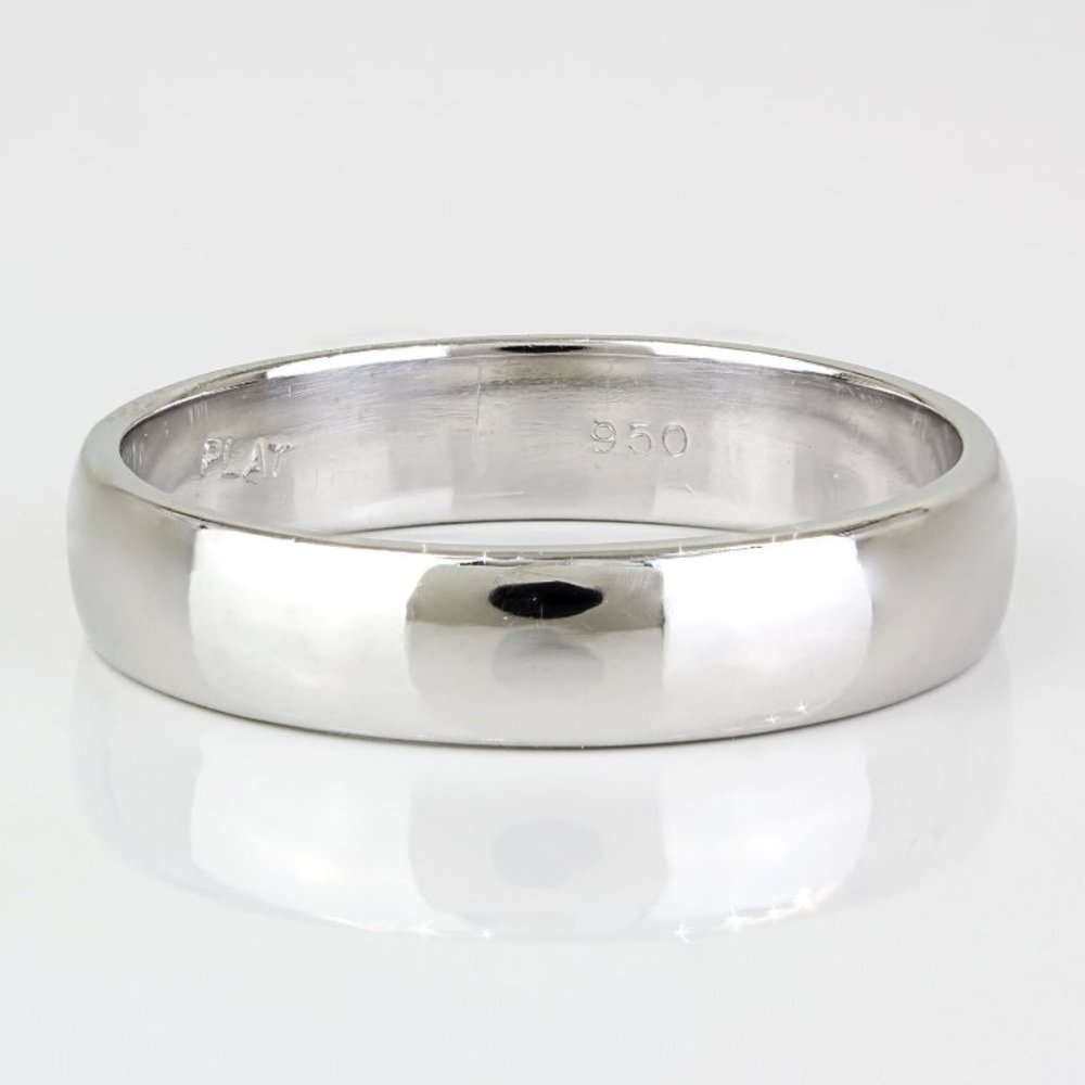 Men's .950 Platinum Wedding Band Ring by A&A